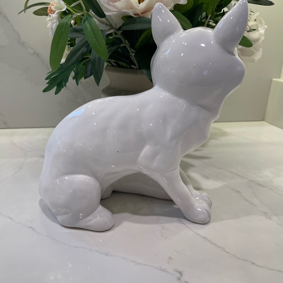 White ceramic fox - Picture 5 of 5